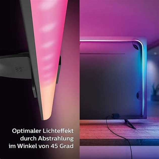 Taśma LED inteligentna Philips Hue Play Gradient Lightstrip 55 cali EU (8718699784751) - obraz 3