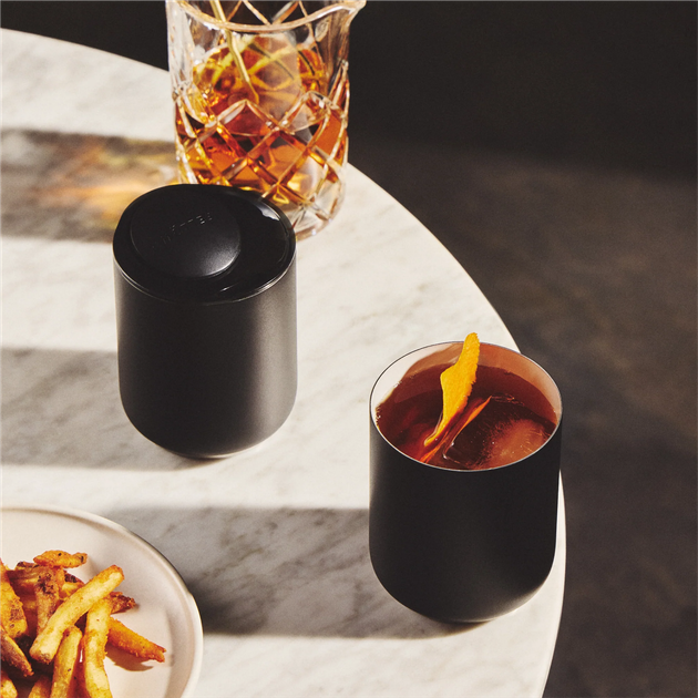 Zestaw kubków termicznych Fellow Rocky Lowball Tumbler Czarny 295 ml 2 szt (840228807575) - obraz 7