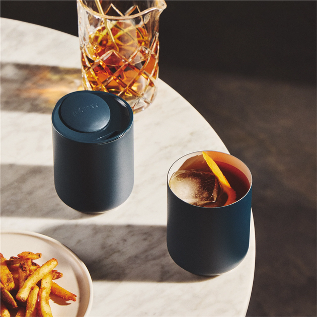 Zestaw kubków termicznych Fellow Rocky Lowball Tumbler granatowy 295 ml 2 szt (840228807681) - obraz 7