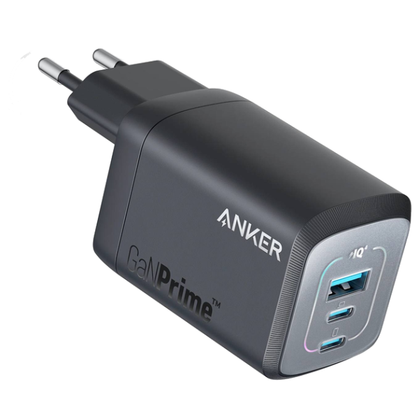 Зарядное устройство Anker 735 CHARGER GaNPrime 67W 3 выхода 2C+A (A2669) - Фото 1 Зарядное устройство Anker 735 CHARGER GaNPrime 67W 3 выхода 2C+A (A2669) - изображение 1