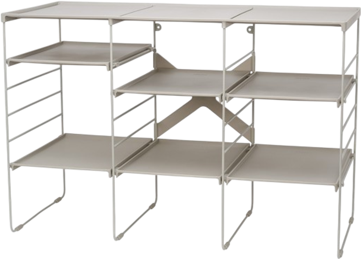 Stojak na buty Joseph Joseph Level potrójny szary 51.2 x 75.8 x 35 cm (5028420009651) - obraz 1