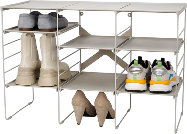 Stojak na buty Joseph Joseph Level potrójny szary 51.2 x 75.8 x 35 cm (5028420009651) - obraz 2