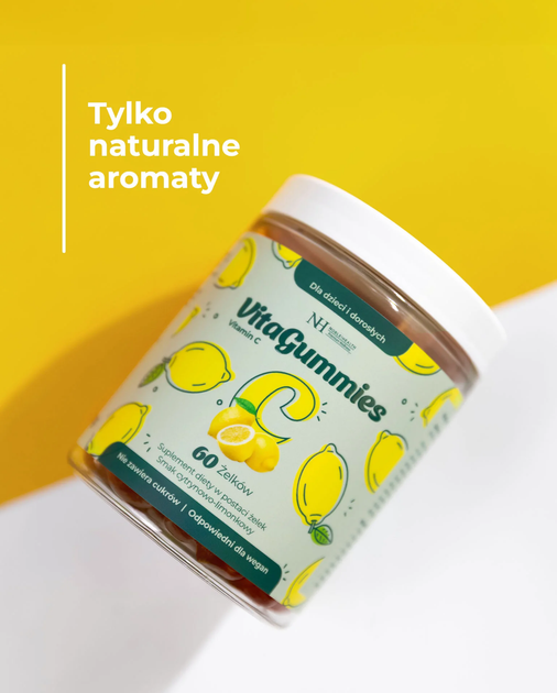 Харчова добавка Noble Health VitaGummies з вітаміном С 60 желейок (5906630601387) - зображення 2
