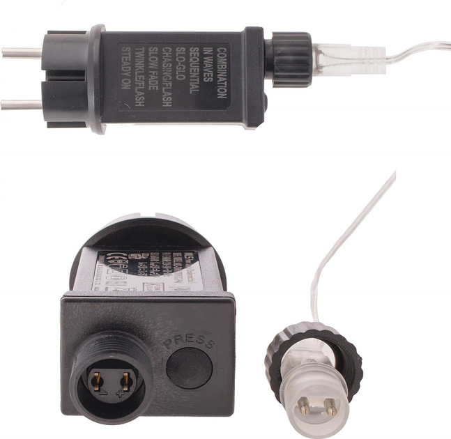Kurtyna świetlna Springos CL0094 Włosy anioła 300 LED Biała zimna (5907719401294) - obraz 10