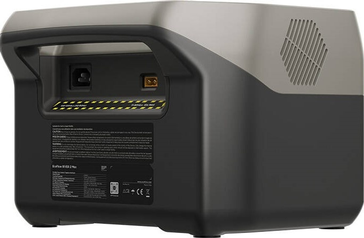 Stacja ładująca EcoFlow RIVER 2 Max + panel słoneczny 110 W / 500 W / 512 Wh / LiFePO4 (ZMR610-B-EU/EFSOLAR110N) - obraz 6