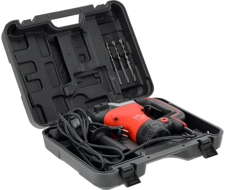 Перфоратор мережевий SDS+ YATO YT-82116 P 1100 Вт - Фото 5 Перфоратор мережевий SDS+ YATO YT-82116 P 1100 Вт - изображение 5