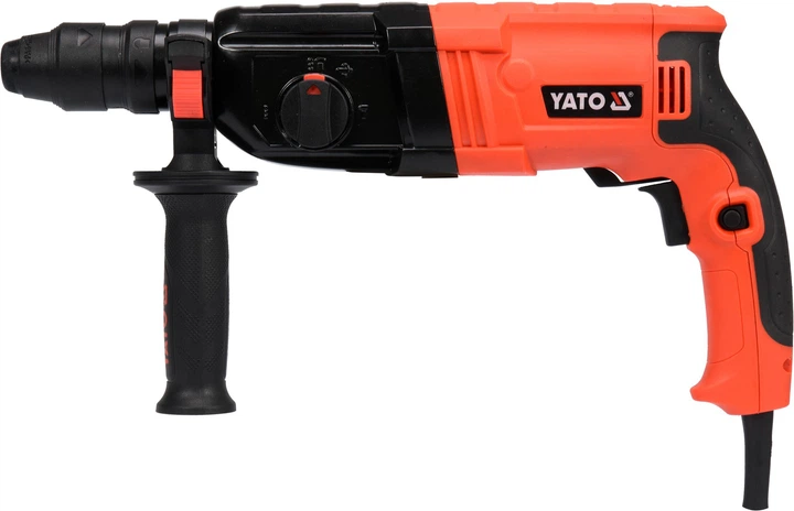 Перфоратор мережевий SDS+ YATO YT-82122 з змінним патроном P 850 Вт - изображение 2