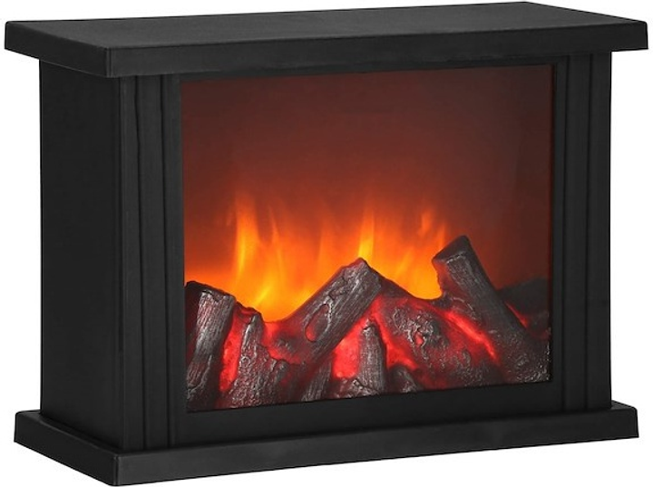 Dekoracja świąteczna Springos CL0864 Kominek z efektem płomienia 19.5 cm (5907719491059) - obraz 1