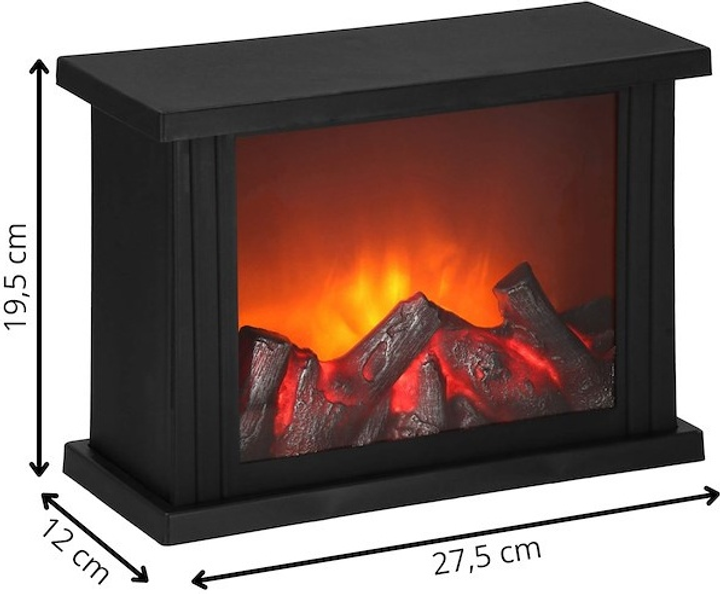 Dekoracja świąteczna Springos CL0864 Kominek z efektem płomienia 19.5 cm (5907719491059) - obraz 8