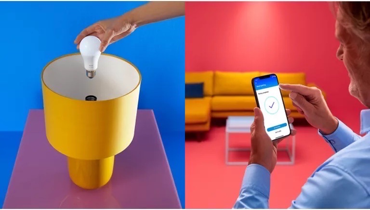 Розумна лампа Wi-Fi BLE 60W A60 E27 822-65 RGB 1PF/6 (872016907229900) - зображення 3