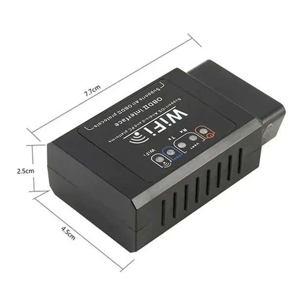Автомобильный диагностический адаптер OBD2 ELM327 Wi-Fi сканер ошибок для авто 2714 - изображение 3
