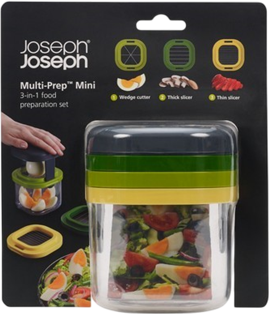 Krajalnica do warzyw Joseph Joseph Multi-Prep 3 w 1 wielokolorowa (5028420009910) - obraz 19