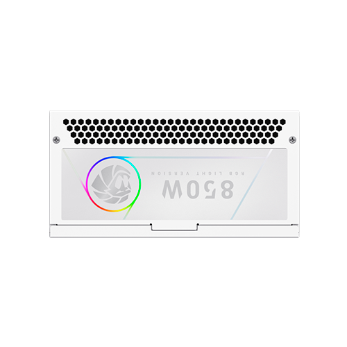 Блок питания GameMax RGB PRO 850G WH Белый 850W ATX 3.1 модульный 80+ Gold 140 мм вентилятор подсветки RGB для ПК (RGB PRO 850G WH) - изображение 5