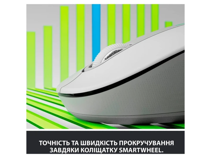 Миша Logitech Signature M650 L Wireless Mouse LEFT Off-White (910-006240) - изображение 10