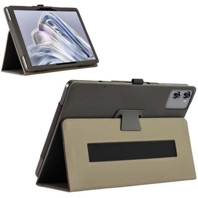 Чохол - книжка Textile Leather Case with Stand для Oukitel OT9, Black - Фото 1 Чохол - книжка Textile Leather Case with Stand для Oukitel OT9, Black - зображення 1
