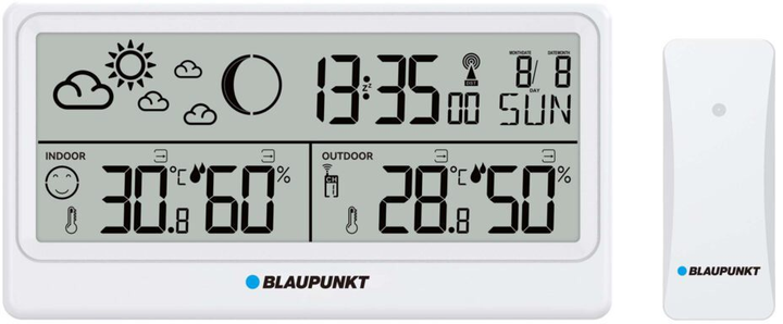 Stacja pogodowa Blaupunkt WS20WH White (5901750508080) - obraz 1