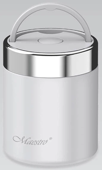 Термос пищевой Maestro 500 мл Белый (MR-1649-50-WHITE) - Фото 2 Термос пищевой Maestro 500 мл Белый (MR-1649-50-WHITE) - изображение 2