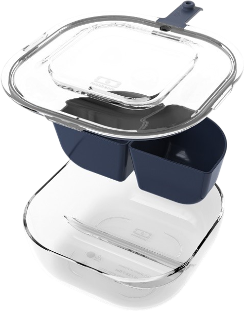 Zestaw pojemników na przekąski Monbento Gourmet 3 szt (3760367950093) - obraz 3