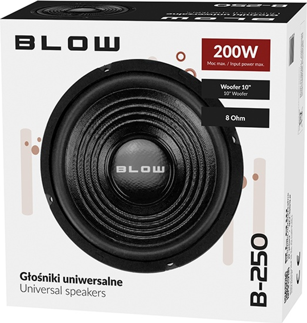 Автоакустика Blow B-250 8 Ом (5900804104636) - зображення 3