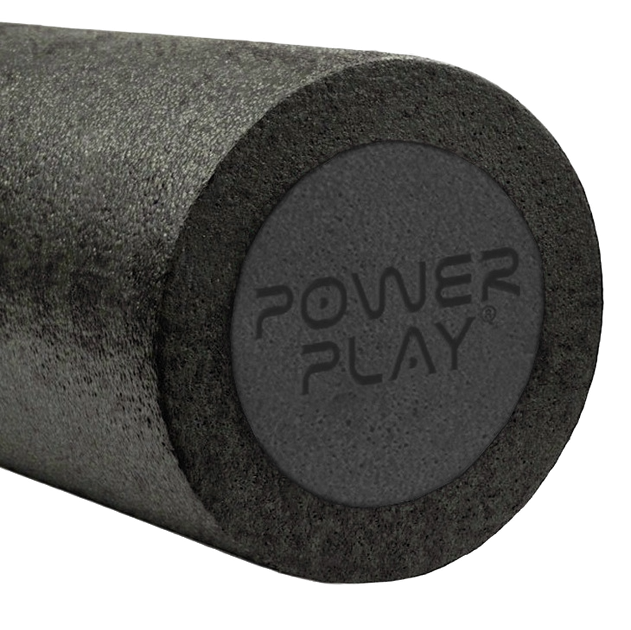 Масажний ролик (роллер) гладкий PowerPlay 4021 Fitness Roller Чорний (45x15см.) - Фото 4 Масажний ролик (роллер) гладкий PowerPlay 4021 Fitness Roller Чорний (45x15см.) - изображение 4