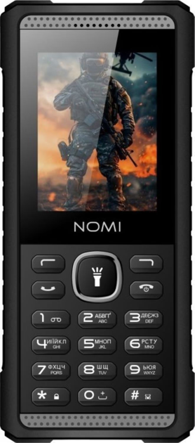 Мобільний телефон Nomi i2420 Black-Grey (001012154637) – фото