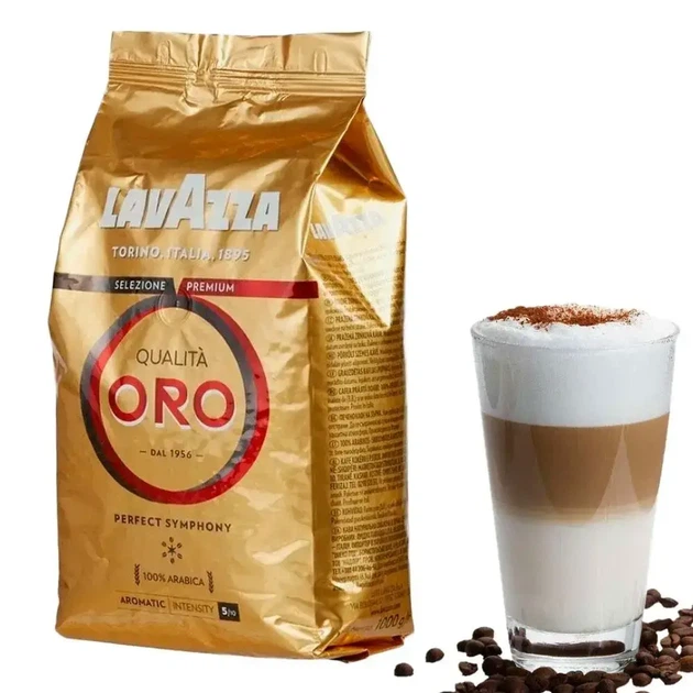 Комплект кави в зернах Lavazza Qualita Oro 1 кг + кофе в зернах Lavazza Oro Mountain 1 кг (4352d4) - Фото 3 Комплект кави в зернах Lavazza Qualita Oro 1 кг + кофе в зернах Lavazza Oro Mountain 1 кг (4352d4) - изображение 3