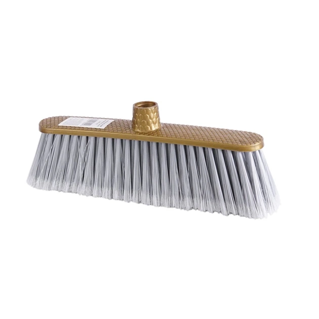 Мітла без ручки Eco Fabric, 31 см, пластикова, коричнево -сіра (EF-0105) - изображение 2