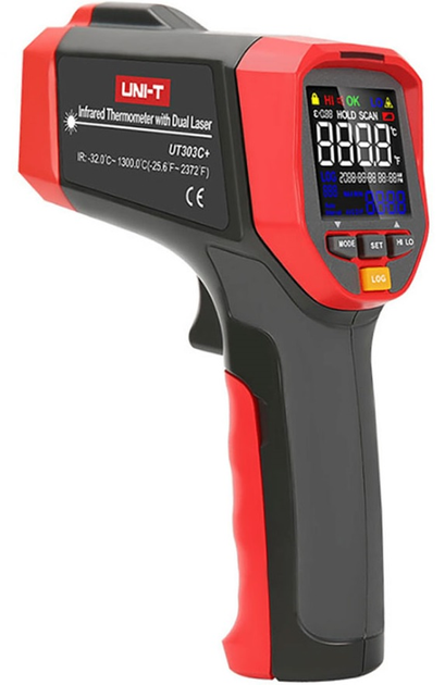 Вимірювач температури Uni-T UT303C+ (5901890056991) - зображення 1