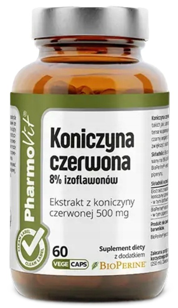 Suplement diety Pharmovit Ekstrakt z koniczyny czerwonej 60 kapsułek (5904703901341) - obraz 1