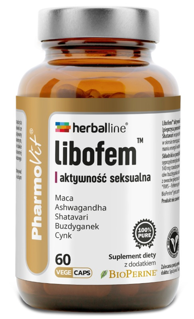 Харчова добавка Pharmovit Libofem Сексуальна активність 60 капсул (5902811238205) - зображення 1