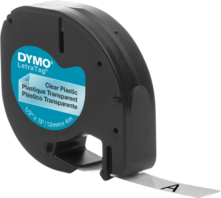 Стрічка для етикеток Dymo S0721530 12 мм x 4 м Transparent (5411313122672) - зображення 2