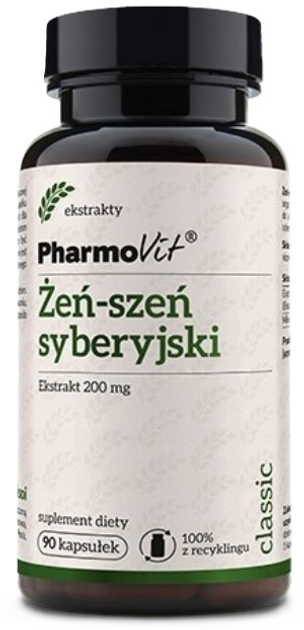 Suplement diety Pharmovit Żeń-szeń syberyjski 90 kapsułek (5902811232456) - obraz 1