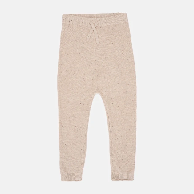 Брюки H&M 98см светло бежевый меланж 1112731568 - Фото 1 Брюки H&M 98см светло бежевый меланж 1112731568 - изображение 1