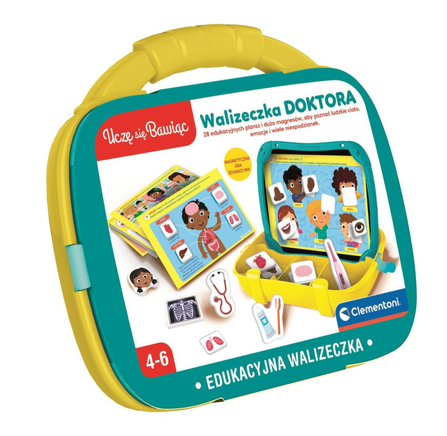 Zabawka edukacyjna Clementoni Edukacyjna walizeczka Doktor (50393) - obraz 1