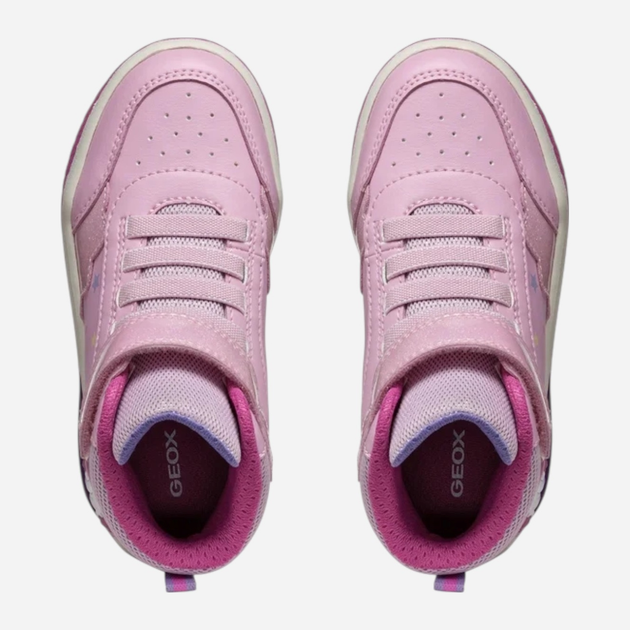 Sneakersy dziecięce wysokie dla dziewczynki Geox J Inek Girl J56ASA-0BCKC-C8206 29 Różowe (8058192429255) - obraz 4