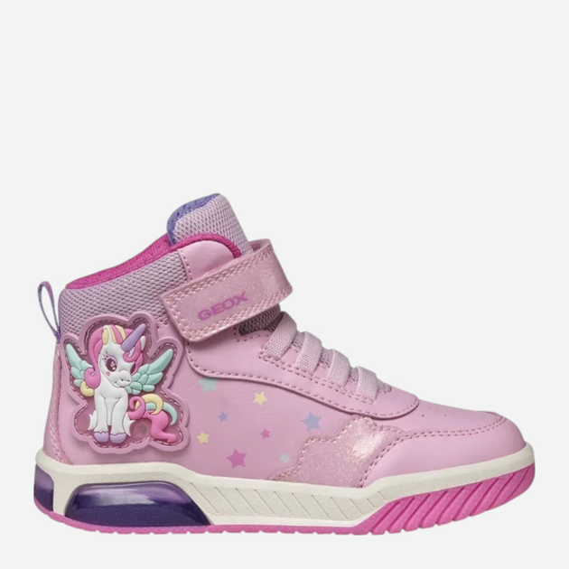 Sneakersy młodzieżowe dziewczęce wysokie Geox J Inek Girl J56ASA-0BCKC-C8206 35 Różowe (8058192429316) - obraz 1
