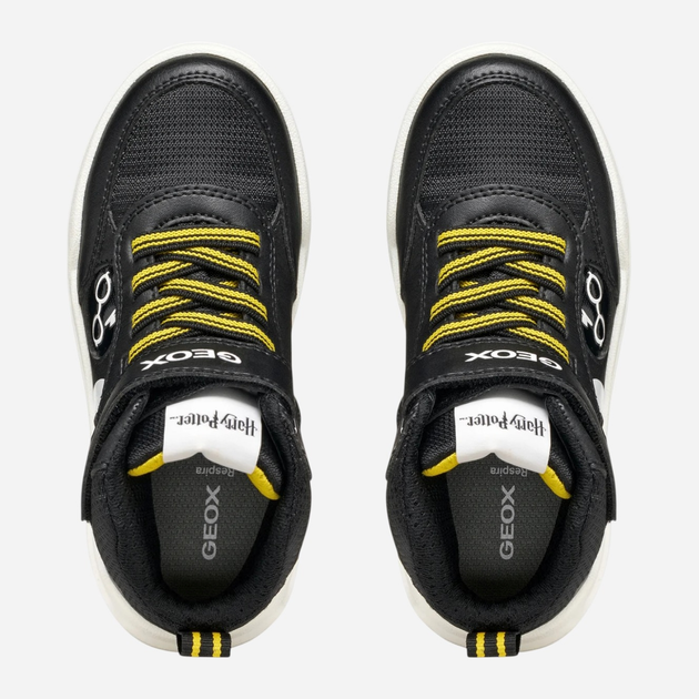 Sneakersy chłopięce wysokie Geox J Buzzerlight Boy J56MCD-054FU-C0048 30 Czarne (8058192455865) - obraz 4