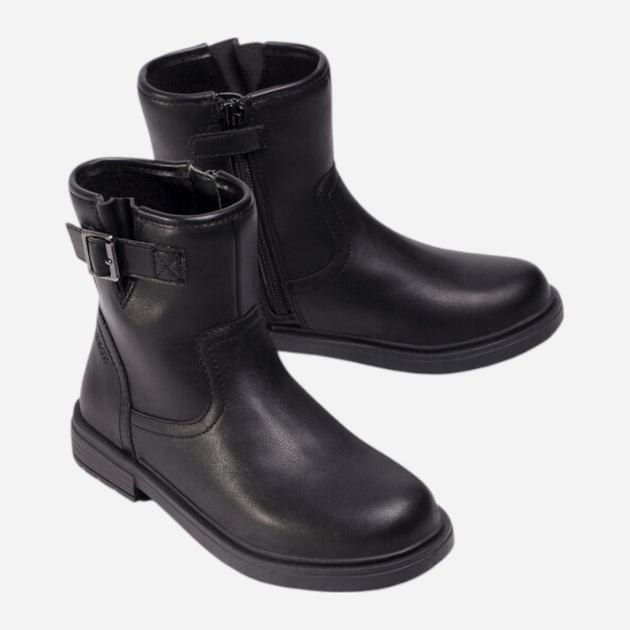 Kozaki dziecięce dla dziewczynki Geox J Eclair Girl J049QB-000BC-C9999 34 Czarne (8054730662511) - obraz 4