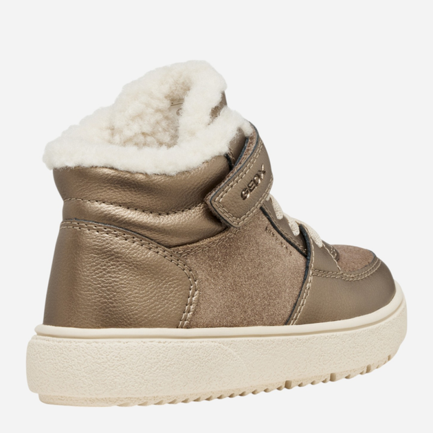 Дитячі зимові черевики для дівчинки Geox J Theleven Girl B Ab J56HTA-077BC-C9006 25 Сірі (8058192511868) - зображення 4