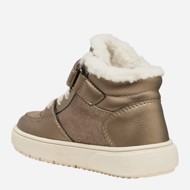 Дитячі зимові черевики для дівчинки Geox J Theleven Girl B Ab J56HTA-077BC-C9006 28 Сірі (8058192511882) - зображення 5