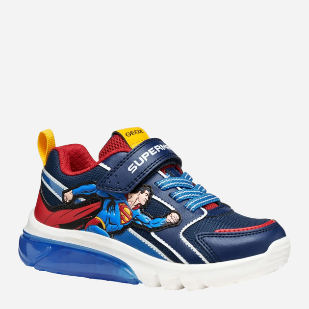 Buty sportowe chłopięce na rzepy świecące Geox J Ciberdron Boy J56LBD-05411-C0200 30 Niebieskie (8058192456169) - obraz 2