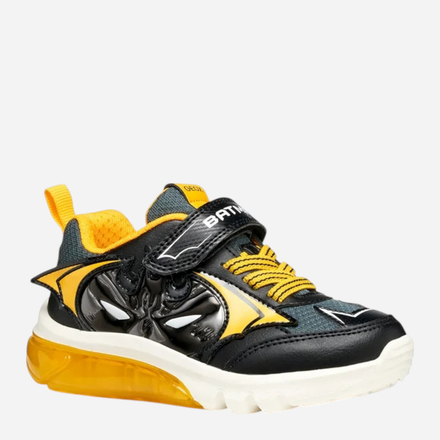 Buty sportowe chłopięce na rzepy świecące Geox J Ciberdron Boy J56LBC-0BC14-C0054 34 Czarne (8058192456053) - obraz 2