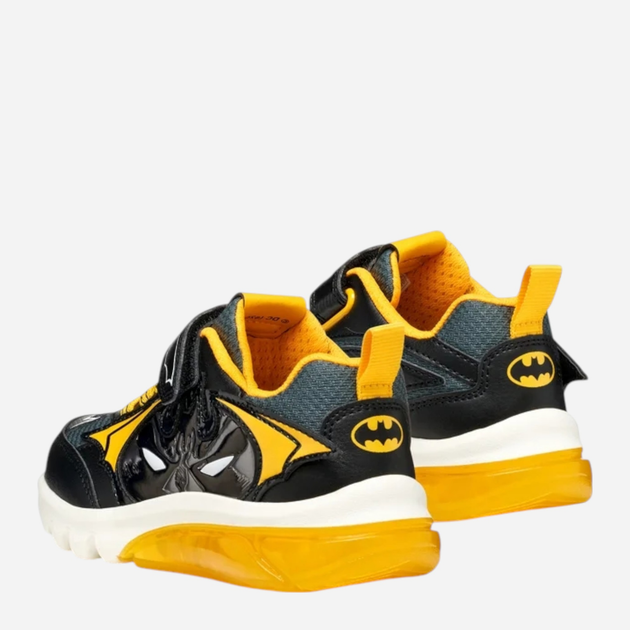 Buty sportowe chłopięce na rzepy świecące Geox J Ciberdron Boy J56LBC-0BC14-C0054 32 Czarne (8058192456039) - obraz 3