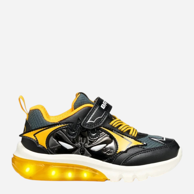 Buty sportowe chłopięce na rzepy świecące Geox J Ciberdron Boy J56LBC-0BC14-C0054 32 Czarne (8058192456039) - obraz 5