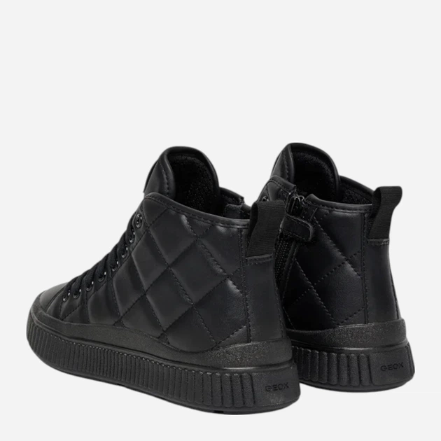 Sneakersy młodzieżowe dziewczęce wysokie Geox J Laquinny Girl J56M3F-000BC-C9999 38 Czarne (8058192520013) - obraz 3