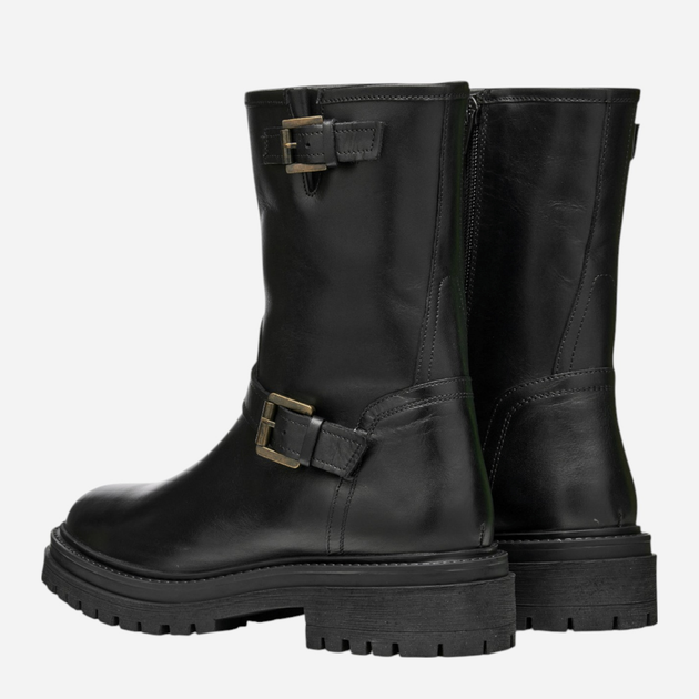 Kozaki damskie skórzane Geox D Iridea D56HRK-00043-C9999 39 Czarne (8058192474385) - obraz 4