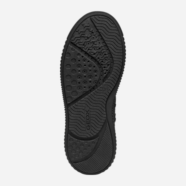 Sneakersy młodzieżowe dziewczęce wysokie Geox J Laquinny Girl J56M3F-000HH-C9999 37 Czarne (8058192520129) - obraz 5