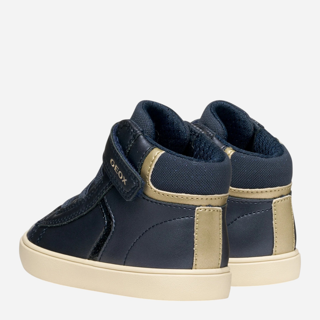 Sneakersy dziecięce wysokie dla dziewczynki Geox B Gisli Girl B461MA-000NF-C4256 22 Granatowe (8058192458552) - obraz 3