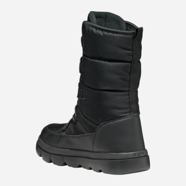 Підліткові зимові чоботи для дівчинки Geox J Willaboom Girl B A J56HWA-0FU54-C9999 39 Чорні (8058192512308) - зображення 3