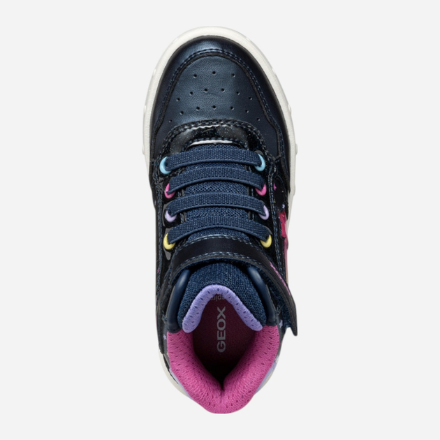 Sneakersy dziecięce wysokie dla dziewczynki Geox J Skylin Girl J568WB-0PVKC-C4243 33 Granatowe (8058192430473) - obraz 6